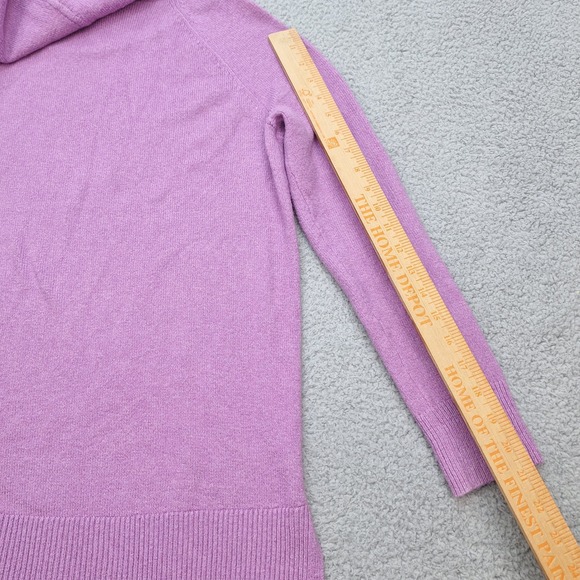 LOFT Outlet Lounge Hoodie Womens Small Lavender Purple Soft Sweater Oversized - Picture 6 of 7